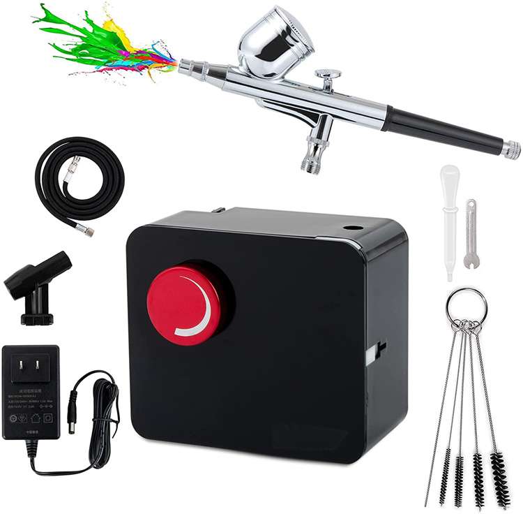 Kit de aerógrafo con cable de velocidades infinitamente variables